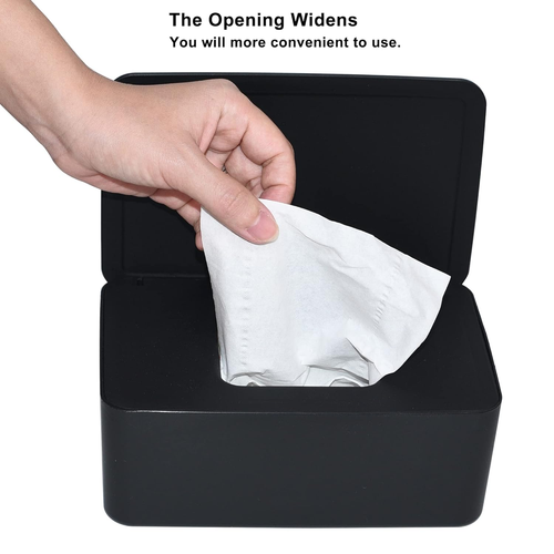 Diaper Wipes Dispenser, Tissue Storage Box Case, Wet Wipe Dispenser Holder with - Picture 4 of 7