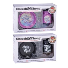Cheech and Chong 3 in 1 Gift Set Rolling Tray Ceramic Ashtray and Stash Storage