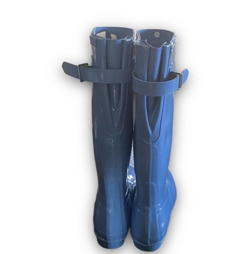 HUNTER Original Back Adjustable Gloss Rain Boots Sz 9 No Box - Picture 8 of 8