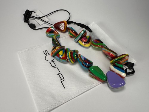 Sobral - Collar de resina de diamante multicolor "Anton" (003614) - Imagen 4 de 9