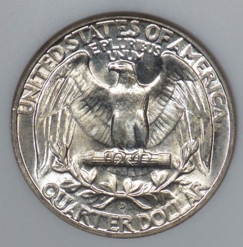 1939-D Washington Quarter ANACS graded MS 64 - Picture 4 of 4