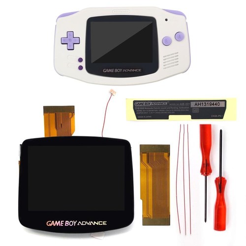 Kit Schermo Laminato GBA IPS V5 + Shell 720x480 LCD per GBA NO SALDATORE  - Foto 27 di 73