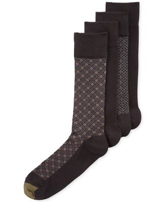 gold toe black dress socks for men New Goldtoe Socks Men 6-12 Black Dress Socks Solid 1 Pair Cotton Full Toe Casual