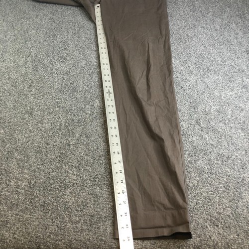 Suitsupply Soho Dress Pants Mens 32x34 Brown Cotton Stretch Formal Trousers - Picture 8 of 13