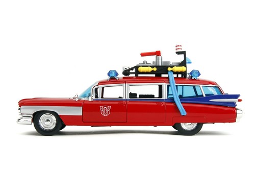 GHOSTBUSTERS ECTO-1 TRANSFORMERS MASHUP 1:24 DIE-CAST VEHICLE JADA 2024 - Picture 4 of 6