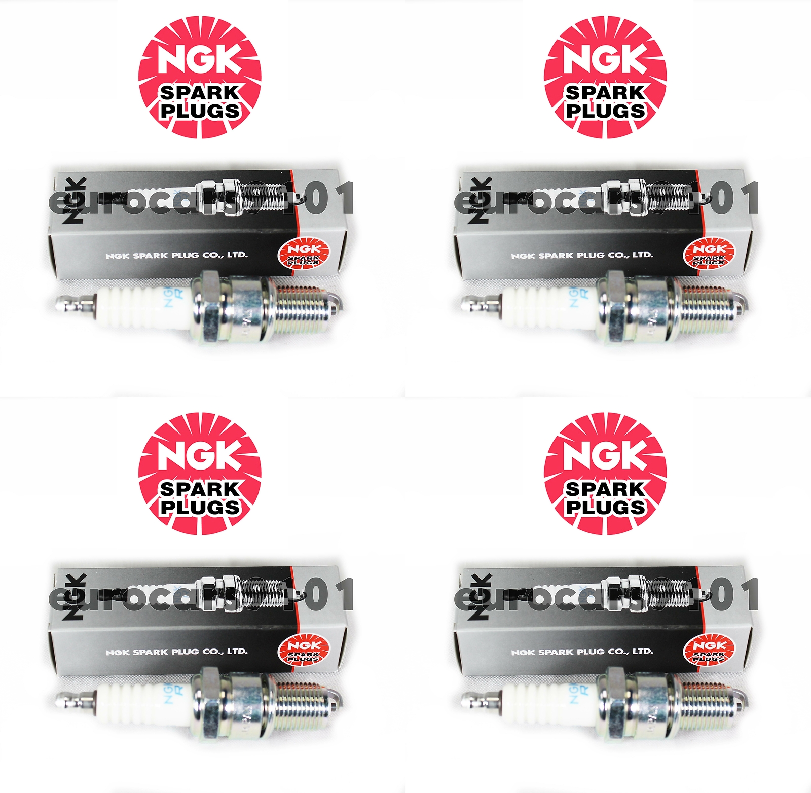 Volkswagen Rabbit NGK Spark Plugs 7131 BPR6ES Set of 4