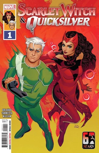 SCARLET WITCH AND QUICKSILVER #1 NM 1ST PRINT MAIN COVER MARVEL COMICS 2024