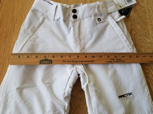 Arctix Kids Husky White With Black Trim Snow Pants Size XS (6/7 H) New With Tags - Picture 11 of 13