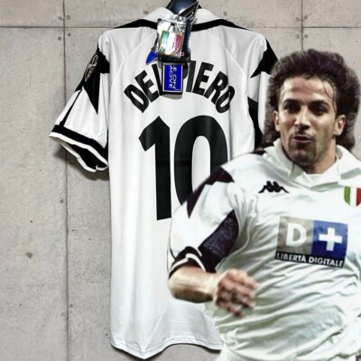 Kappa DEL PIERO 10番 サッカーシャツ ユベントス Del Piero Juventus 98/99 Home Jersey #10 Kappa M New w/ Tags