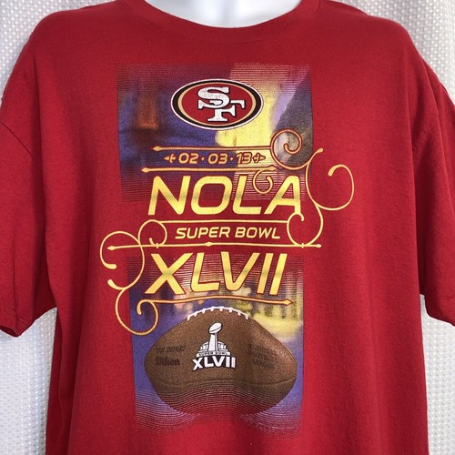 Camisa SAN FRANCISCO 49ers Nola Super Bowl XLVII Talla XL - Imagen 2 de 8