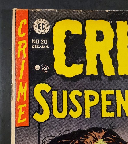 CRIME SUSPENSTORIES #20 3.0 OFF-WHITE EC COMICS 1954 - Picture 5 of 13