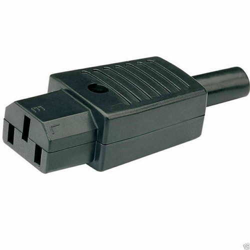 3 Pin IEC Buchse Inline Buchse Klemme Stecker Ende 250 V 6A - Bild 5 von 6
