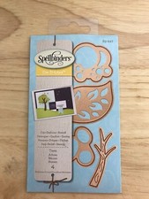 Spellbinders Die Trees D-Lites S3-227 Set of 4 Dies
