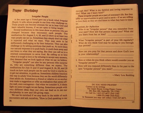 Alcoholics Anonymous Devotional AA History The Upper Room July - August 1990 - Imagen 2 de 4