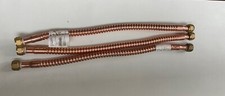 (3) Suministro HD 3/4" FIP x 3/4" FIP x 24” Línea de suministro de calentador de agua Cobre Conn.