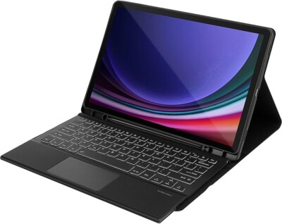 SaharaCase - Keyboard Case with TrackPad for Samsung Galaxy Tab S9+ & Tab S9 FE+