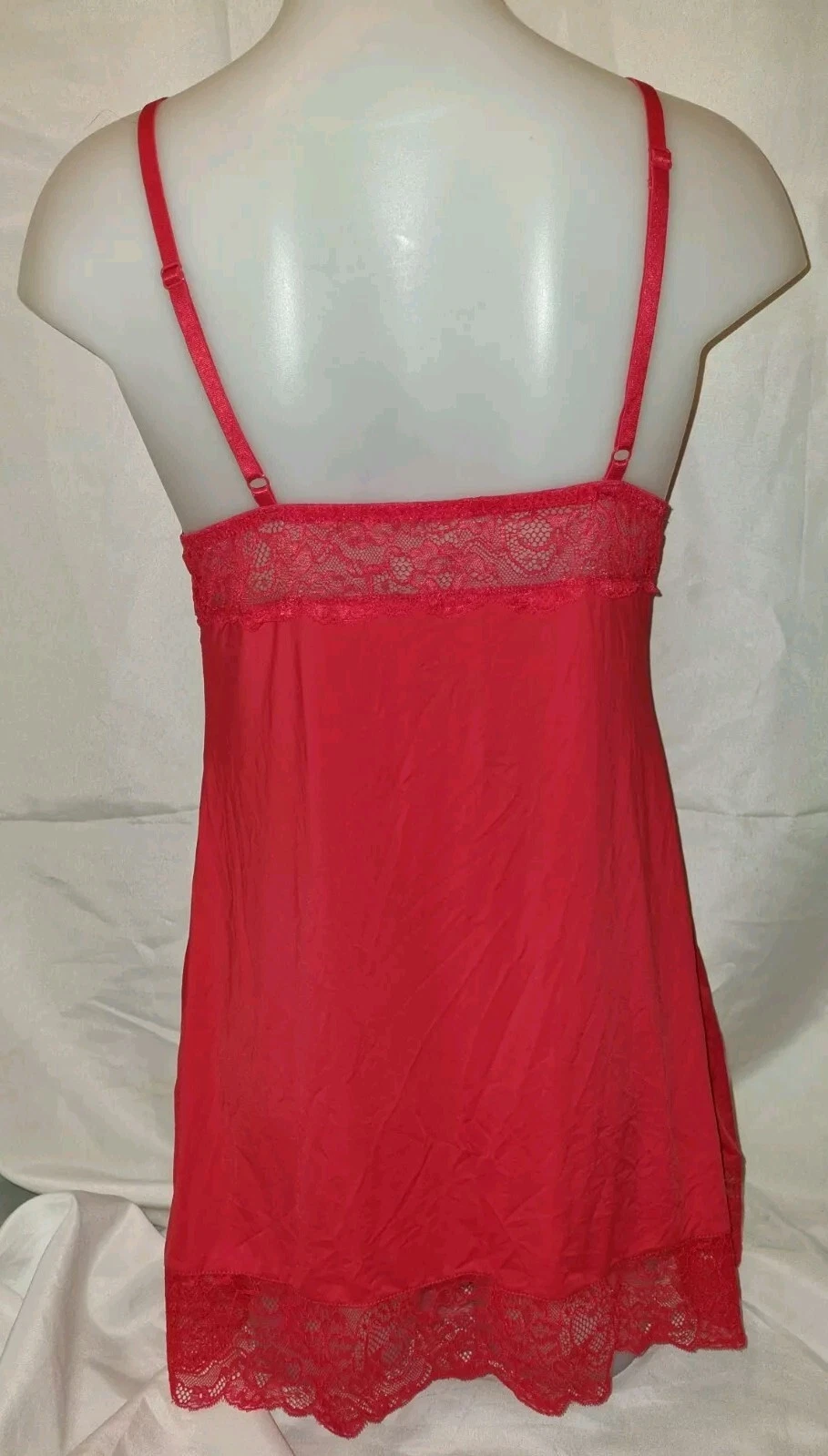 UNDERCOVER BNWOT Gorgous Red LOVE TO LOUNGE sexy babydoll chemise dress Size 6 8 (TV)