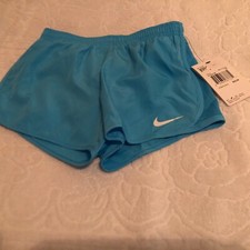NIKE Little Girls Dri-FIT Tempo Shorts 6 X Blue