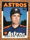 1986 TOPPS BASEBALL NOLAN RYAN CARD No.100 Houston Astros