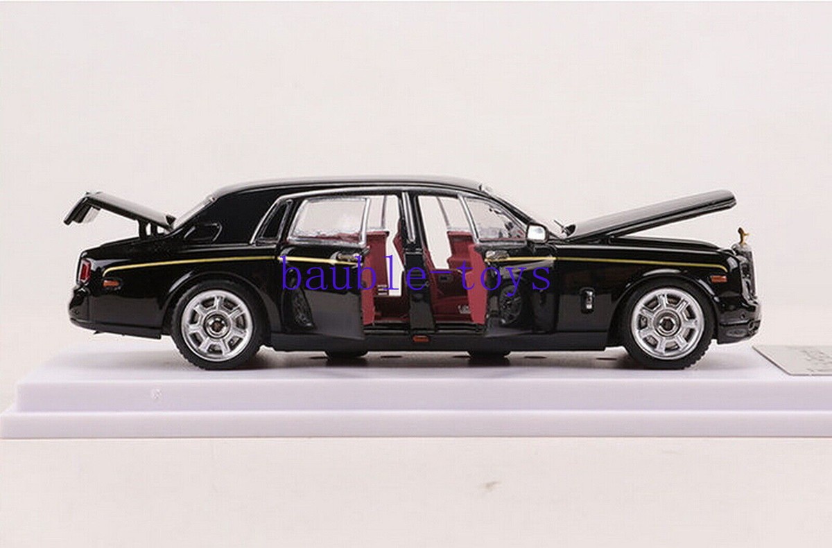 ミニカー DCM 1/64 Rolls-Royce Phantom VII DCM 1/64 Scale Rolls-Royce Phantom VII Black Diecast Car