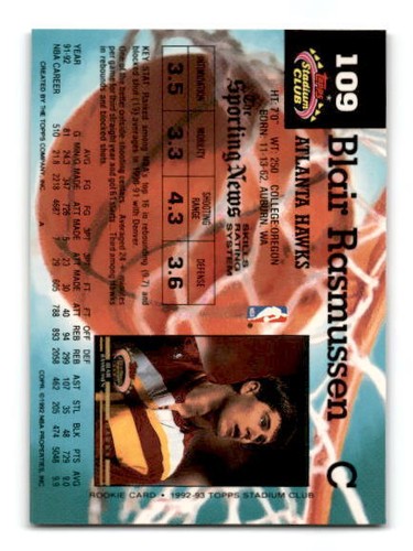 1992-93 Stadium Club Basketball #1 - #200 - - - Pick A Card - - - Complete a Set - Picture 205 of 373