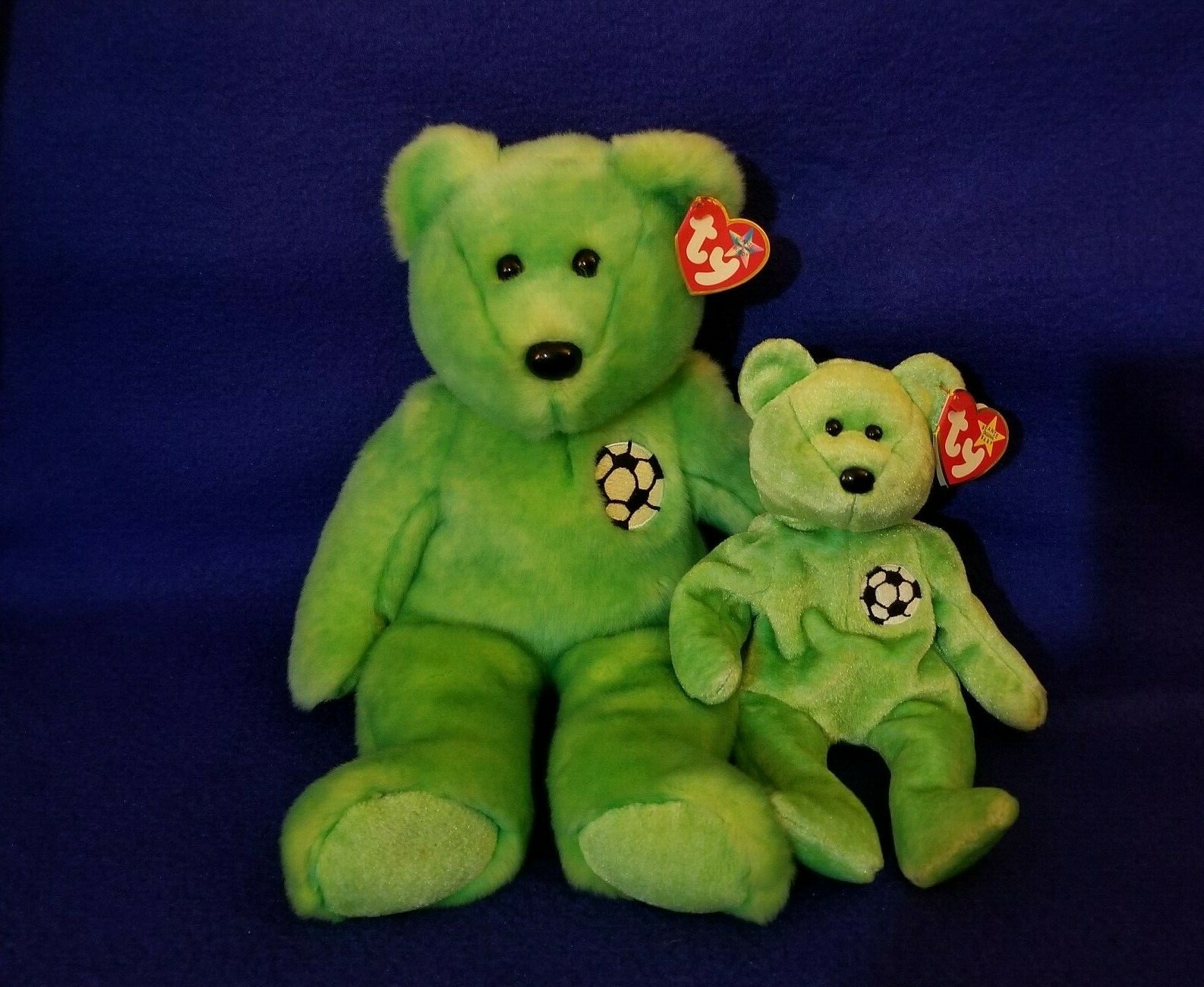 Ty 14" Beanie Buddies Kicks and 9" Beanie Babies Kicks The BearSoccer
