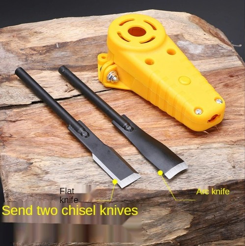 Smerigliatrice Angolare Conversione Elettrico Lavorazione Legno Scalpello Coltello Intaglio - Foto 2 di 6