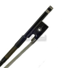 New High Quality 1/4 Size Violin Bow Satin Carbon Fiber with Double Eye Abalone