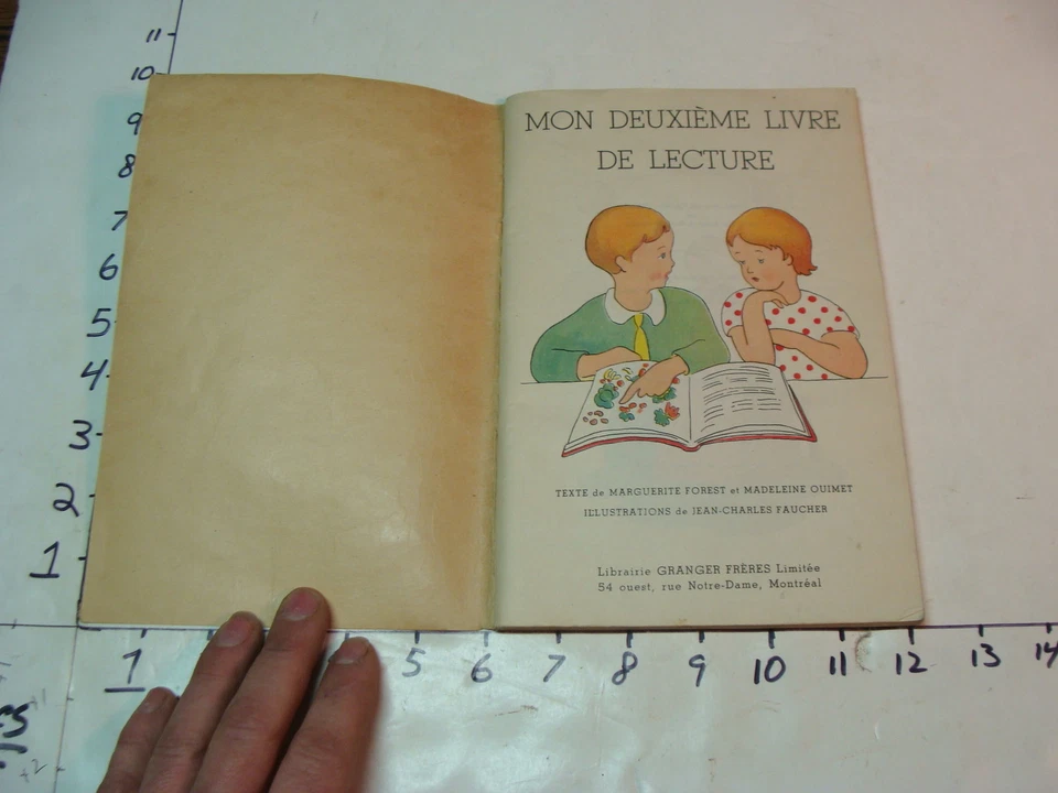 1941 FRENCH LEARNING BOOK, cute - Image 2 of 4