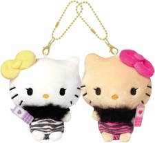 Sanrio HELLO KITTY  MIMI MASCOT PLUSH KEYCHAINS  FreeShipping