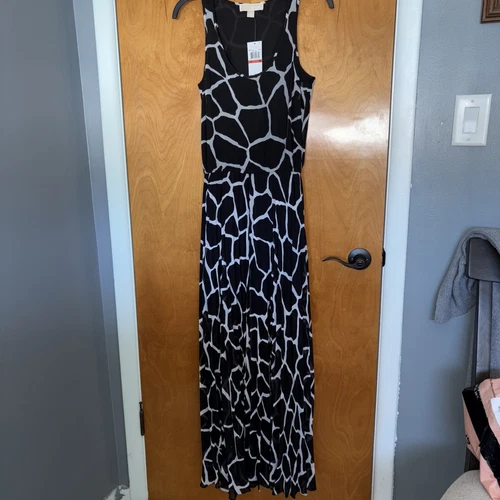 Maxi abito MICHAEL Michael Kors nero bianco S XS