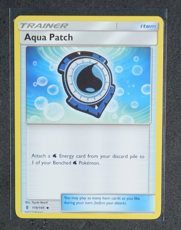Aqua Patch Uncommon #119/145 SM - Guardians Rising 2017 NM Toyste Beach