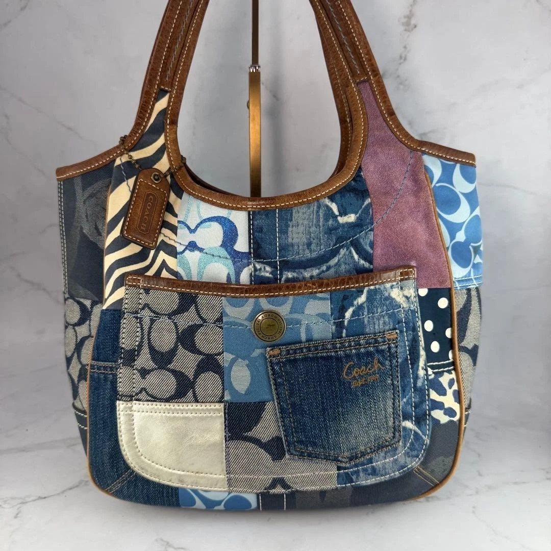 Coach Patchwork Denim Bags & Handbags for Women | eBay