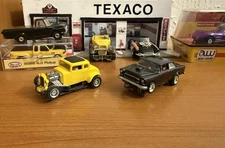 Rare Joe Furulli Resin T-Jet HO American Graffiti ‘55 Bel Air & ‘32 Deuce Coupe