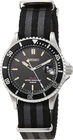 SEIKO SZEV014 Vintage Design Solar Analog Quartz Watch Nylon Band New Japan🔥