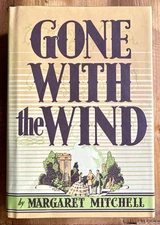 GONE WITH THE WIND by MARGARET MITCHELL 1964 HC w/ DJ NOVEL CLASSIC NEAR FINE
