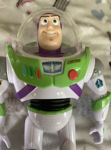 Disney Pixar Toy Story Action-chop Buzz Lightyear 10 pollici Mattel 2021 Parlante - Foto 4 di 7