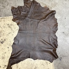 Brown Antique Spot Leather Calf hide Calfskin 6.6 sq. ft. for Bookbinding A21