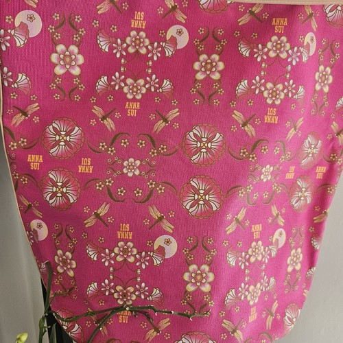Anna Sui Women's Tote Bag Romantica Beach Shopper Bag Hand Strap Pink New - Picture 2 of 14
