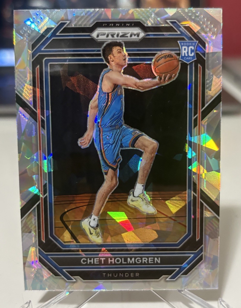 CHET HOLMGREN 2022-23 Panini Prizm Basketball CRACKED ICE PRIZM Rookie Card SP