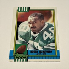 Topps 1990 Bobby Humphery #461 New York Jets Los Angeles Rams Base Set NFL Card