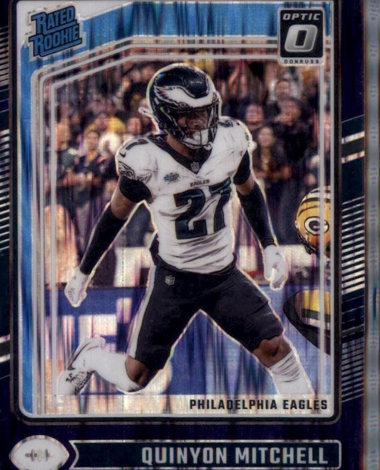 2024 Donruss Optic #282 Quinyon Mitchell Purple Scope