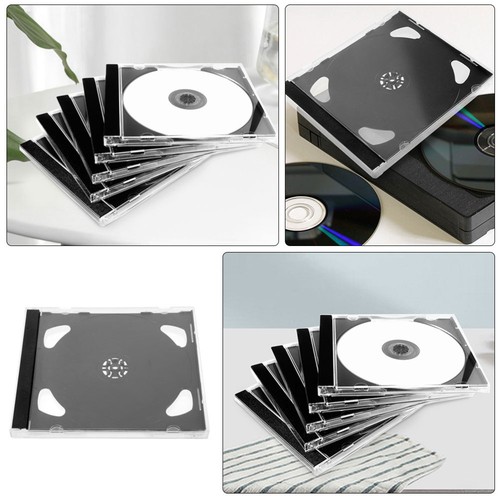8 Pcs CD Case Travel Storage Units Cases Jewel for Compact Discs - 第 10/12 張圖片