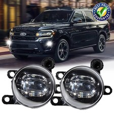2pcs LED Fog Light Bumper Driving Lamps Right+Left For FORD EXPEDITION 2022-2024