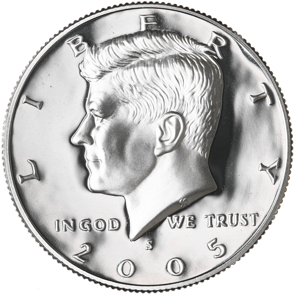 2005 S Partial Proof Set Kennedy Dime Nickel Cent Dollar CN-Clad US Mint 6 Coins - Image 3 of 4