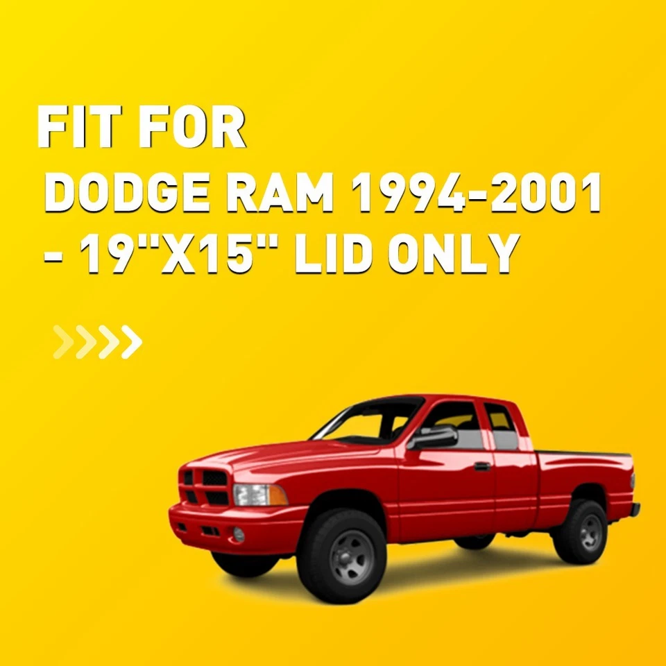 Funda reposabrazos para consola central para Dodge Ram 1994-2001 reposabrazos asiento caja cojín Foto 2 de 4