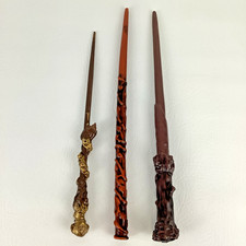 Harry Potter Wizarding World Magic Plastic Wand Lot Hermione Prop Cosplay Toy