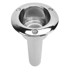 2 Boat Rod Cup Holder Stainless Steel Strong Structure For Yacht Ship KVOO