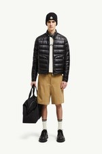 NEW Moncler Men's Acorus Packable Short Down Jacket in Black Size 5