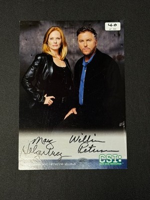 2003 CSI: Crime Scene Investigation GIL GRISSOM and CATHERINE WILLOWS Auto